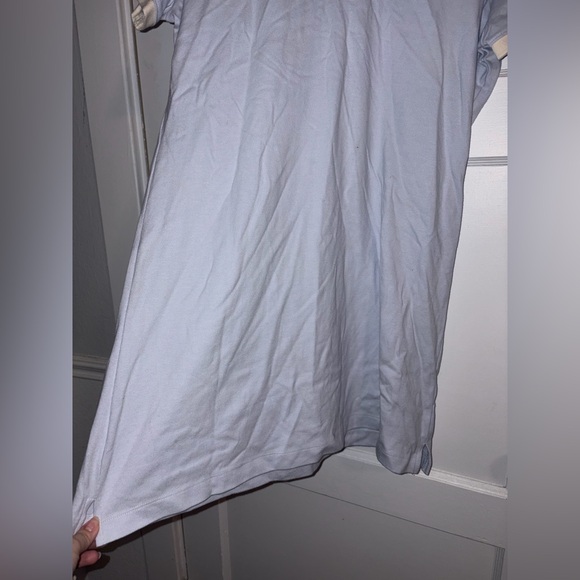 PINK Victoria's Secret Light Blue Polo with Cream Accents dress - Picture 4 of 5